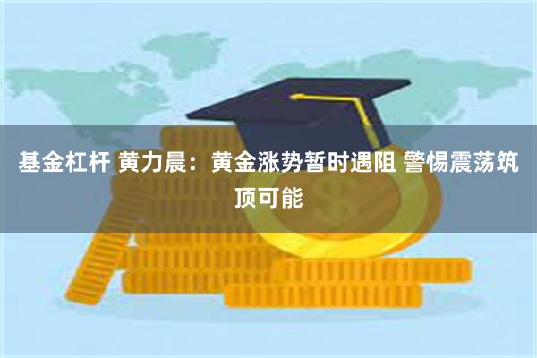 基金杠杆 黄力晨：黄金涨势暂时遇阻 警惕震荡筑顶可能