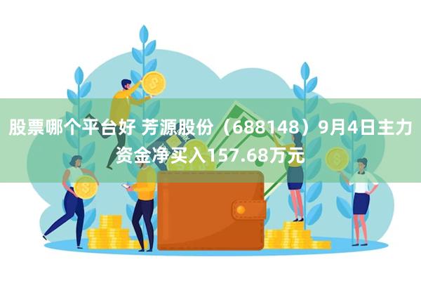 股票哪个平台好 芳源股份（688148）9月4日主力资金净买入157.68万元