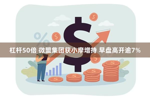 杠杆50倍 微盟集团获小摩增持 早盘高开逾7%